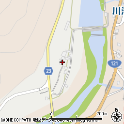 栃木県日光市川治温泉滝1321周辺の地図