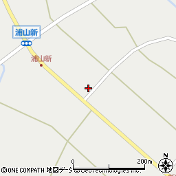 入善町　浦山新公民館周辺の地図