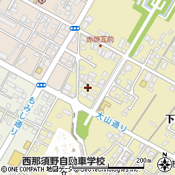 栃木県那須塩原市下永田2丁目1021周辺の地図