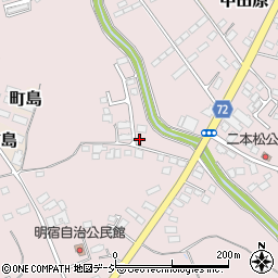 栃木県大田原市中田原1363周辺の地図