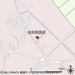 松本表具店周辺の地図