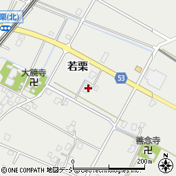 富山県黒部市若栗3593周辺の地図