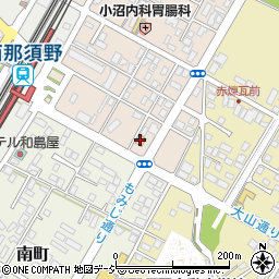 ローソン西那須野駅東口店周辺の地図