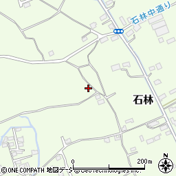 栃木県那須塩原市石林周辺の地図