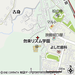 福島県いわき市勿来町関田北作周辺の地図