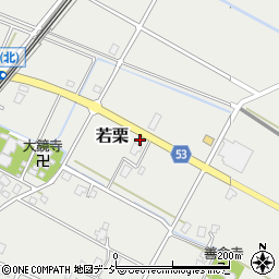 富山県黒部市若栗3595-2周辺の地図