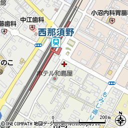 栃木県那須塩原市南町1-30周辺の地図
