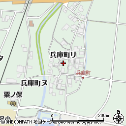 石川県羽咋市兵庫町（リ）周辺の地図