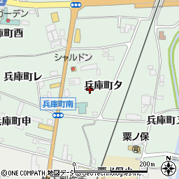 石川県羽咋市兵庫町タ周辺の地図
