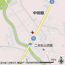 栃木県大田原市中田原2089-41周辺の地図