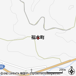 石川県羽咋市福水町周辺の地図
