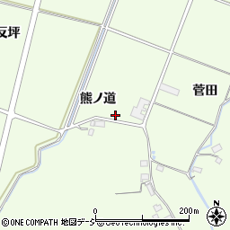 福島県いわき市勿来町窪田熊ノ道周辺の地図