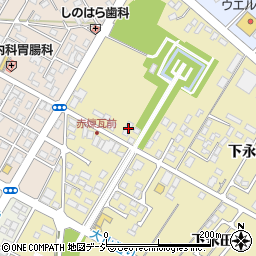 栃木県那須塩原市下永田1丁目978周辺の地図