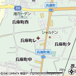 石川県羽咋市兵庫町レ周辺の地図