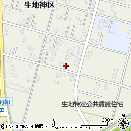 富山県黒部市生地神区217周辺の地図