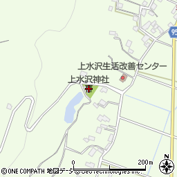 上水沢神社周辺の地図
