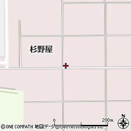 石川県宝達志水町（羽咋郡）杉野屋（ヌ）周辺の地図