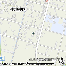 富山県黒部市生地神区220-1周辺の地図