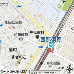 中江歯科医院周辺の地図