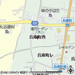 石川県羽咋市兵庫町酉周辺の地図