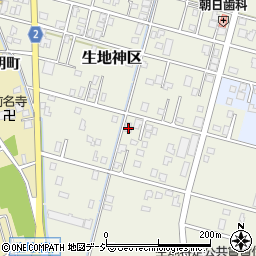 富山県黒部市生地神区225-5周辺の地図