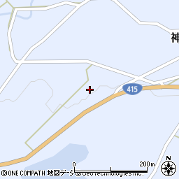 石川県羽咋市神子原町ニ153周辺の地図