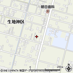富山県黒部市生地神区253-1周辺の地図