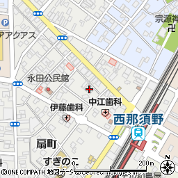 大田原信用金庫西那須野支店周辺の地図