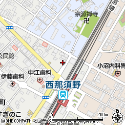 西那須野駅前郵便局周辺の地図
