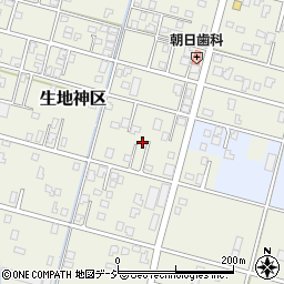 富山県黒部市生地神区252-1周辺の地図