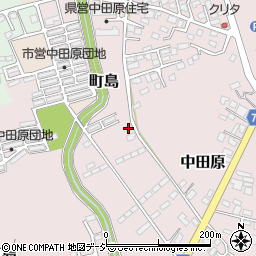 栃木県大田原市中田原2089-34周辺の地図