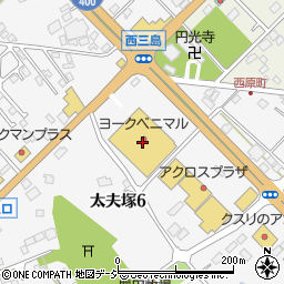 足利銀行ヨークベニマル西那須野店 ＡＴＭ周辺の地図