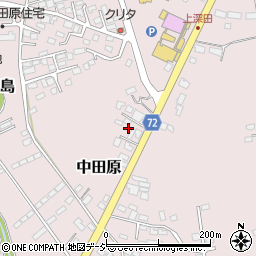 栃木県大田原市中田原2087-28周辺の地図