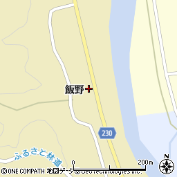 福島県東白川郡矢祭町関岡飯野周辺の地図