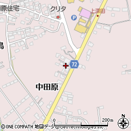 栃木県大田原市中田原2087-5周辺の地図