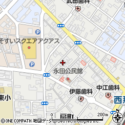栃木県那須塩原市永田町11-16周辺の地図