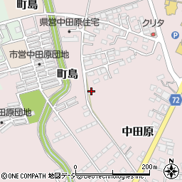 栃木県大田原市中田原2089-2周辺の地図