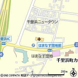 道の駅のと千里浜周辺の地図