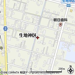 富山県黒部市生地神区262周辺の地図