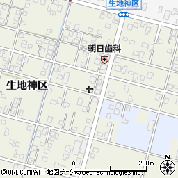 富山県黒部市生地神区344-5周辺の地図