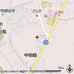 栃木県大田原市中田原2087-11周辺の地図
