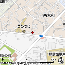 読売センター　西那須野周辺の地図