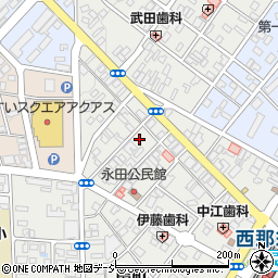 栃木県那須塩原市永田町11-19周辺の地図