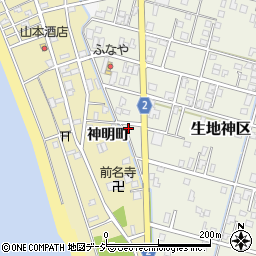 富山県黒部市生地神区236周辺の地図