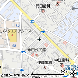 栃木県那須塩原市永田町11-20周辺の地図