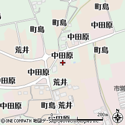 栃木県大田原市中田原2264-1周辺の地図