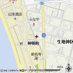 富山県黒部市生地神区277-1周辺の地図
