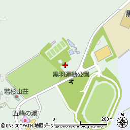 黒羽運動公園管理棟周辺の地図