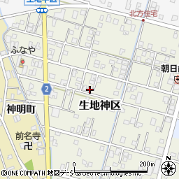 富山県黒部市生地神区320-3周辺の地図