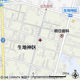富山県黒部市生地神区331周辺の地図